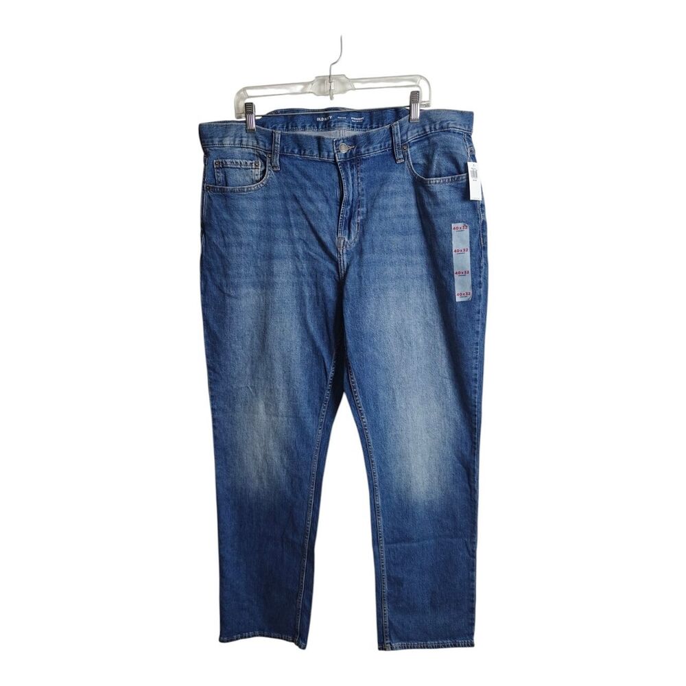 Old Navy Men's Medium Blue Straight Jeans 40/32